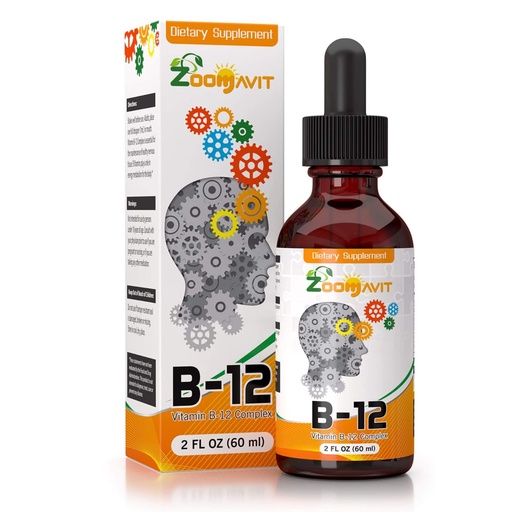 [BRSWGHD6AQMAIFYU] Vitamin B Complex Liquid Drops with Fast Absorption - Super B Liquid Complex Vitamins B2, B3, B5, B6 & B12 - Natural Energy Boost, Mental Focus & Healthy Immune System