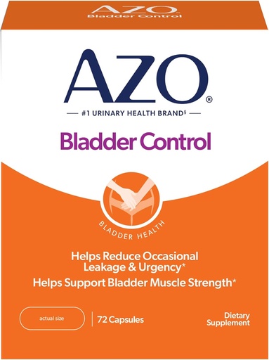 [BRSWKZACBAGAGELM] Go-Less Daily Supplement ilə AZO Bladder Control - Occasional Urgency azaldılmasına kömək, sneezing və məlumatdan səslə sızmaya kömək edir