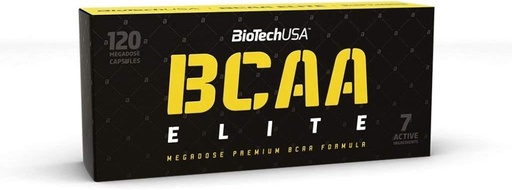 [BRSWGGTQAENBUH3H] BioTachUSA Elite BCAA Elite 120 Capsules Amino acid với L-Leucine, L-Isoleucine và L-Valine. Phụ BCAA