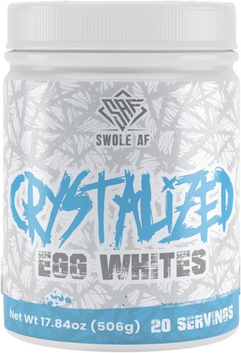 [BRSRMZI2BUPAO3TO] Swole AF | Crystalized Egg Whites | Protein Rich & Promotes Lean Muscle Growth | Improve Immune Function Workout Added Drink Mix