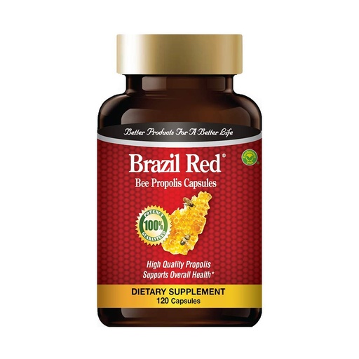 [BRSWKHY3OUNW22T5] Brazil Red Bee High Concentrate Propolis (120 Capsules)