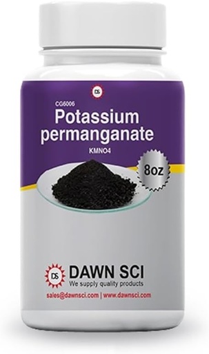 [BRSWYFQ7AQBAEEYU] Regent Grade Potassium Permanganet 8oz Free Flowing Powder