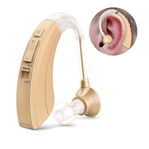 [BRSWYYD6BMORQETJ] Kituwant Hearing Aid for Seniors and Adults, Digital Hearing Amplifier, Hearing Aids with a Noise Cancelling Function and Adjustable Volume, 500 Hours Per Battery Life and Hearing Aid Cleaning Brush Included