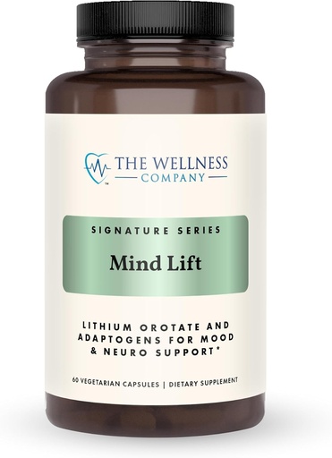 [BRSRAAANCQJRQHTJ] Mind Lift - Mood Boost, Ruh Focus, Bilişsel Müdafiə - Lityum, GABA, DHA L-Phenylalanine | 60ct (1 ay təchizatı)
