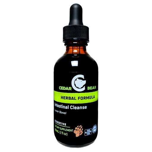 [BRSWIYA2DEABSFLI] Cedar Bear Intestinal Cleanse a Liquid Herbal Supplement That Moderates The Environment of The Digestive System, Allowing Beneficial Flora to Flourish 2 Fl Oz