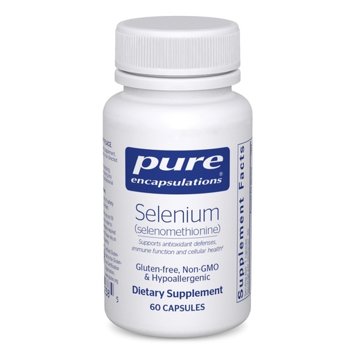 [BRSWIYQBPN6BQ3DU] Pure Encapsulations Selenium - 200 mcg - for Healthy Cellular Function, Immune System & Antioxidant Defenses - Mineral Supplement - Vegan & Gluten Free - 60 Capsules