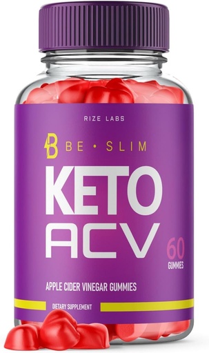 [BRSROGD5OZ7QGAIZ] rize labs Be Slim Keto ACV Gummies for Advanced Weight Loss, Essential Fitness and Longevity Goals, BeSlim Supplement to Increase Energy Levels (60 Gummies)