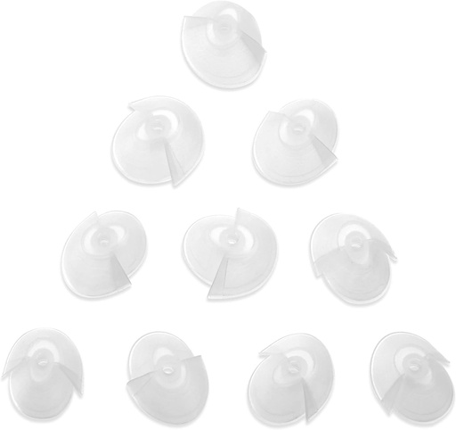 [BRSW2CDYOQJWAC3D] MEDca Hearing Aid Standard Receiver Tulip Domes Compatible with GN Resound Sure Fit - 10-Pcs Universal Invisible Tip Replacement Ear Domes for BTE PSAP Hearing Amplifiers and Open Fit Models, Clear