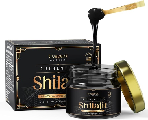 [BRSRA2YOOB4GMEL3] Himalayan Shilajit Resin - Gold Grade, US-Lab Verified&Tested, 500 mg Maximum Potency, 85 Trace Minerals with Fulvic & Humic Acid, Energy & Immune Support, 30g