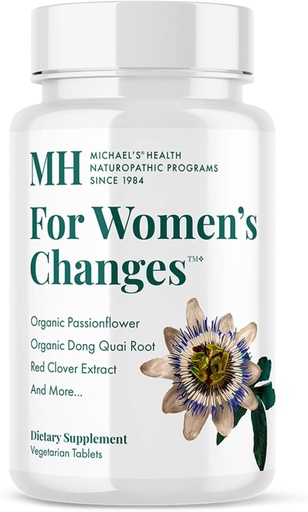 [BRSWIYQROYBBGDD4] MICHAEL'S Health Naturopathic Programs for Women’s Changes - 90 Vegetarian Tablets - for Peri-Menopausal and Menopausal Women - 22 Servings