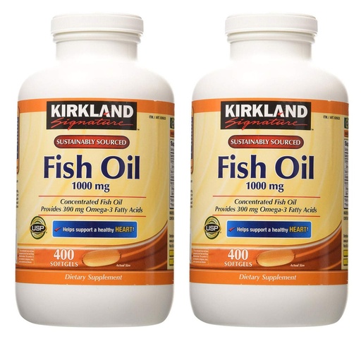 [BRSWGHY7B4HWG23L] Kirkland Signature hgar Fish Oil Concentrate 2 Pack, 400 Count (Pack of 2)