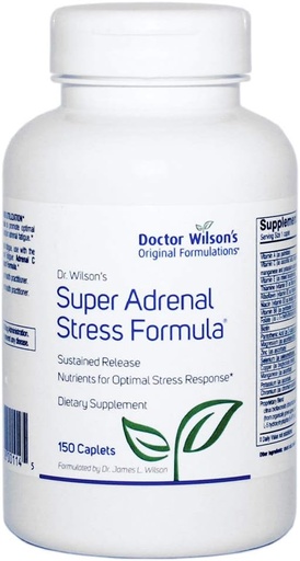 [BRSWIZQAOR7RQC3A] Doctor Wilson's Original Formulations Super Adrenal Stress Formula 150 caplets Adrenal, HPA Axis, Fatigue, and Energy Support