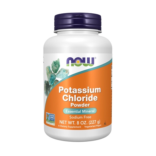 [BRSWIYT3PMCGI234] NOW Foods Supplements, Potassium Chloride Powder, Certified Non-GMO, Essential Mineral*, 8-Ounce