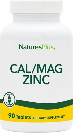 [BRSWIYT3PMCA4ELK] Nature's Plus Cal Mag Zinc - 90 Tablets