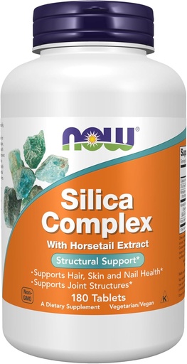 [BRSWIYT3PMCGI3LU] Ara menjars suplementaris, complex siliica amb extracció de Cavalltails, pèls, pell i Nail Salut*, suport estructural *, 180 taules