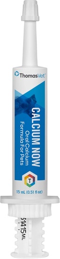[BRSWYZIQOABRMH3G] Thomas Pet Calcium Now - Fast-Absorbing, Oral Calcium Supplement for Dogs & Cats - for Whelping, Queening, Nursing & Calcium Deficiency - 15 mL (0.51 fl oz)