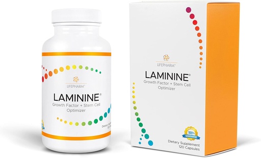 [BRSRMADRAUDQ4FLV] LAMININE: Cellular Support for Wellness, Cognitive Function & Vitality - Stem Cell Foryngelse, Stress Relief & fælles discomfort Reduktion (120 Tæl)