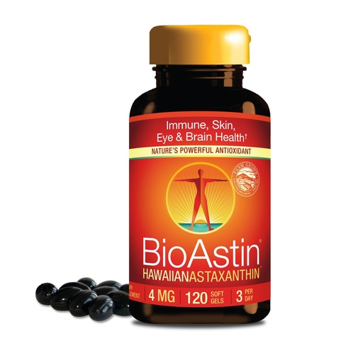 [BRSWIYLQBIOR6DA3] Nutrex Hawaii BioAstin Hawaiian Astaxanthin - 4mg Customizable Dosage, 120 Softgels - Antioxidant Support for Skin & Immune Health - Premium Microalgae Grown in Kona, Hawaii - Non-GMO & Gluten-Free