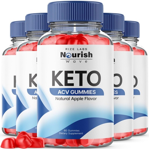[BRSROGQBOEMAKGQY] Nourish Wave Keto ACV Gummies Supports Advanced Weight Loss, for Improved Digestion, Stamina and Endurance (300 Gummies)