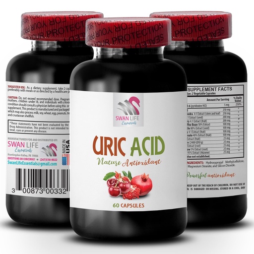 [BRSRA2YZBMNBACLA] Natural Ways to Lower uric Acid - URIC Acid - Supplements for uric Acid, Supplements to Lower uric Acid, Tart Cherry Extract Capsules, Tart Cherry Pills, Green Coffee Bean Extract 1Bot 60Caps