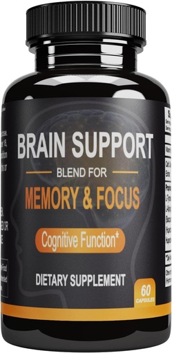 [BRSRAYANBF5RECTP] Brain Premium Nootropic Brain Supplement, 60 Count, für Herren & Frauen