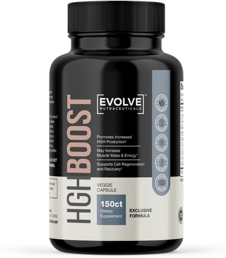 [BRSROHQEPMORQAA7] HGH Booster 2X Styrke (150 Greve) Anti- Aging, Øge Stamina og energi, Forynge hud og hår, L- Lysin HCL, L- Arginin HCL