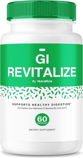 [BRSROBD6O4JQMCAY] GI Revitalize Capsules - GI Revitalize Pro Pills to Support Healthy Digestion, GI Revitalized Advanced Formula for Gut Health, G I Revitalizer Maximum Strength Supplement Reviews (60 Capsules)