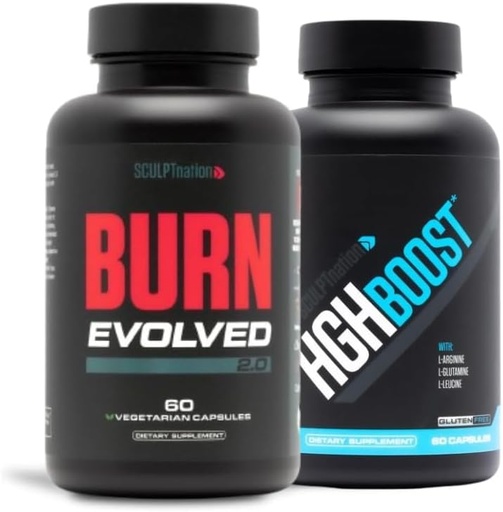 [BRSROAY3CUFA23DP] Sculpt Nation by V Shred Burn Evolved 2.0 and L Arginine Bundle