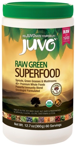 [BRSWIYYTAF7AGCY7] Juvo Raw Green Superfood, 12.7 onza, 60 porciones, Vegan, Gluten Free, Non-GMO, Kosher