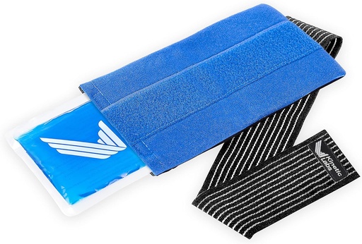 [BRSWGBICPN7Q4HLJ] Reusable Ice Pack for Injuries with Wrap by Kinetic Labs - Hot and Cold Pack for Injuries with Strap - Ice Wrap for Hip Back Shoulder Neck Head Knee Surgery (Large)