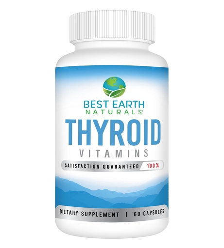 [BRSWGAT6DIHRGFYZ] Best Earth Naturals Thyroid Support Supplement for Women and Men - 60 Capsules