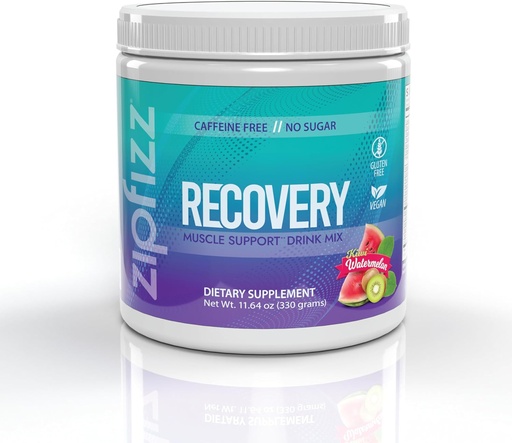 [BRSRAYYCAQPAIET5] Zipfizz Muscle Recovery Drink Mix: Enhance Performance with Vitamins, Minerals, and Amino Acids for Rapid Muscle Repair and Recovery - Includes L-Glutamine, Tart Cherry Extract, L-Carnitine
