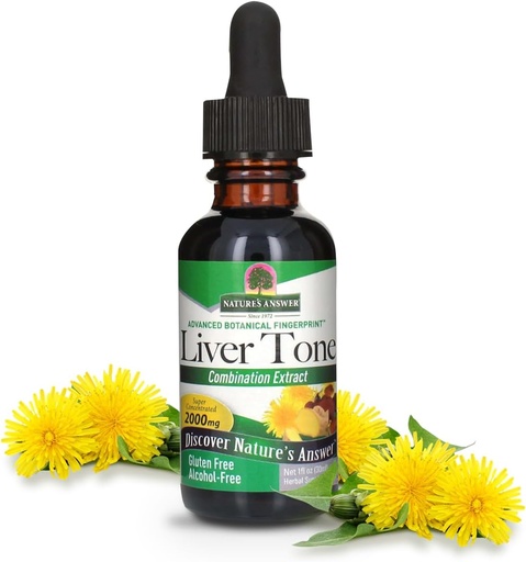 [BRSWIYQYO55W23DI] Nature's Answer Alcohol-Free Liver Tone, 1-Fluid Ounce