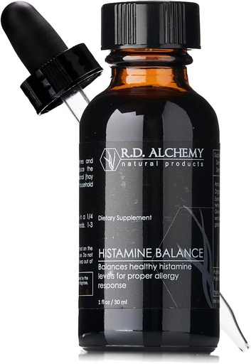 [BRSW2ZLYCR5Q4GQU] RD Alchemy - 100% Natural & Organic Histamine Balance Extract to Balance Healthy Histamine Levels for Proper Allergy Response - Eye Irritation, Runny Nose, Coughing or Congestion
