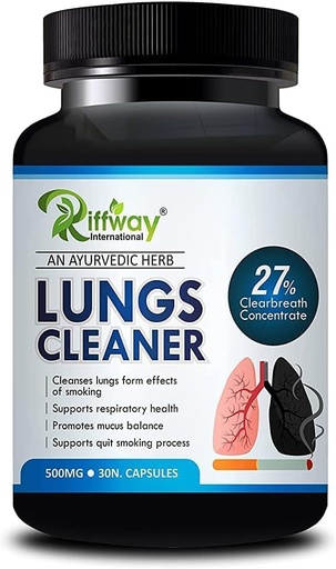 [BRSROFQ3BUMGKA3B] Lungs Cleaner Ayurvedic Capsules for Detox for Smokers, Cleanses and Detoxifies Lungs, 30 Capsules