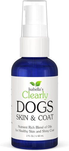 [BRSRMBIPCB6QMELP] Natural Skin & Coat Oil for Dogs | Skin Soother with Coconut, Almond and Olive Oils | Soothe Dry Skin, Allergies and Skin Irritation | Add Softness and Shine to a Dull Coat | Made in The USA