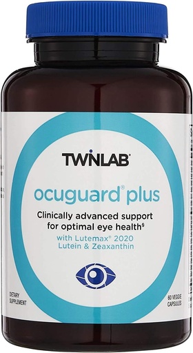 [BRSWIY32C4PWYF3M] Twinlab Ocuguard Plus - Eye Supplement with Zinc, Vitamin A, C & D - 60 Veggie Capsules