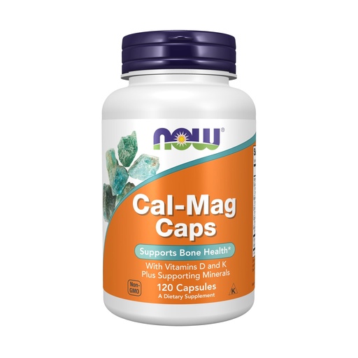 [BRSWIYQPOAIWCDLM] NOW Supplements, Cal-Mag with Zinc, Copper, Manganese and Vitamin D, 120 Capsules