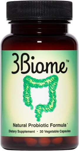 [BRSRM2QYBMCR6ADB] 3Biome - Natural Probiotic Supplement - Non-GMO, Vegan, Gluten-Free