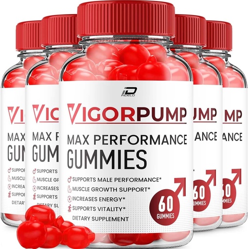 [BRSRAAQRDN6BG2DD] Pompa Vigor Gummies dla mężczyzn - VigorPomp Mężczyzna Gummies All- Natural Supplement, Pompa Vigor Gummies Recenzje (5 Pack - 300 Gummies)