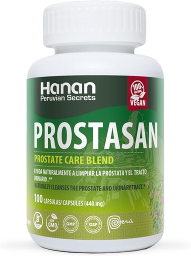 [BRSWYAYEB4OWAAY6] Hanan Prostasan Prostate Care Blend ← 100 Capsules ← Ayudas naturales en la limpieza de la próstata y el tracto urinario
