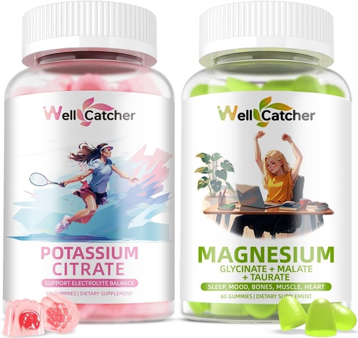 [BRSRAHAYBUOQEHTV] Potassium Magnesium Gummies for Men