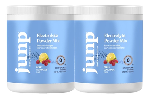 [BRSRAFQ5DIGRAA35] JUNP Electrolytes Powder No Sugar No Carbs – Fresh Berry Lemonade Keto Drink Mix - Potassium & Salt Electrolyte Hydration Powder Zero Calorie Sugar Free Electrolyte Powder, 90 Servings (Pack of 2)