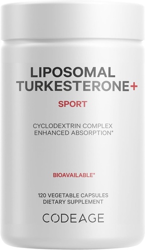 [BRSRMZL3OYCWO2TV] Turkesterone补编,4-Month供应,Hydroxypropyl-β-Cyclodexrin, Liposomal送货,体育,前和后工作,Ajuga Turkestanica, Vegan, Gluten-Free,非GMO - 120卡普尔