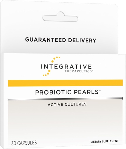 [BRSWIZQABVYWID34] 综合治疗药 Probiotic Pearls - Gut健康支助每日消化补充* - 免疫健康支助的Probiotic Capsules * - 无豆 - 30个计(30个服务)