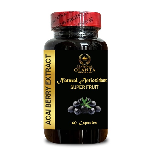 [BRSRAA3QOIDQ4EI6] ACAI Berry Extract - Antioxidants Capsules with Acai Berry Immune Booster, Nitric Oxide Superfood, Supports Energy Pills - 1 Bottle 60 Capsules
