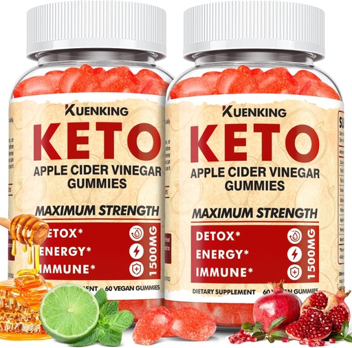 [BRSRAGA7DEPWA3Q2] Keto ACV Gummys – Apple 苹果苹果苹果苹果醋与母亲,代谢支持 – Vitamin B6 & B12 – Vegan,Non-GMO – 支持每日健康 – 120 Counter