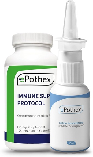 [BRSRAFI3CINGK23A] Seasonal Recovery Bundle - Immune Support Protocol - Iota Carrageenan Nasal Spray