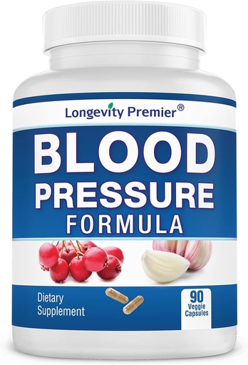[BRSWGAAFC4CWOCYZ] Longevity Blood Pressure Formula [90 Capsules]