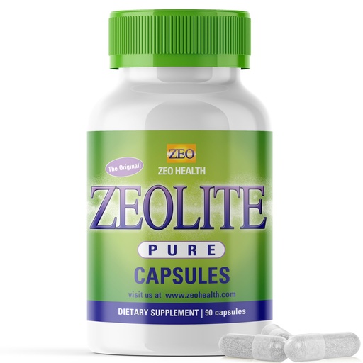 [BRSRMEADCUPG2GT4] Zeolite Pure Capsules | Zeolite Detox, Extra Strength | Pure, Full Body Cleanse for Women, Men | Activated Organic, Food Grade Clinoptilolite Powder 94%, 90 Caps (81 Grams), 6 Wk to 3 Mo Supply